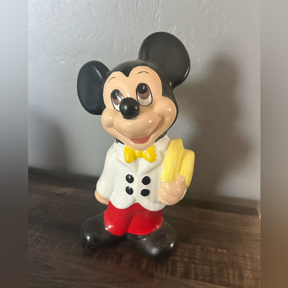 Vintage Mickey Mouse ceramic decor